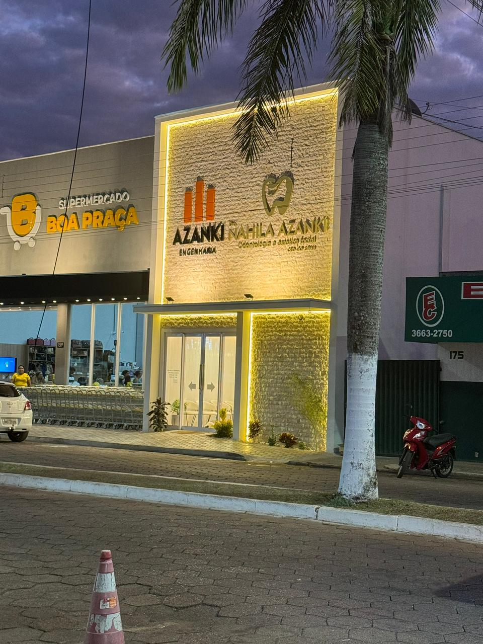 Fachada atual da Azanki Engenharia